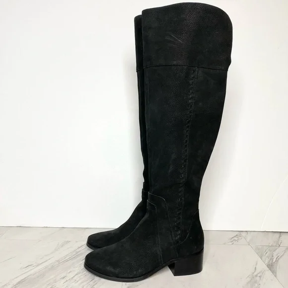 Vince Camuto Black Kreston Over The Knee Boot 6 1/2 M