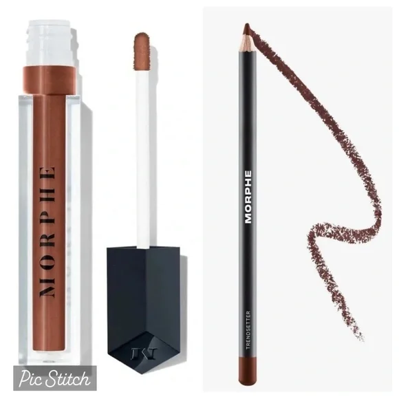 Morphe bundle “Sweet Tea” Lip Gloss + Morphe “Trendsetter” Lip Liner NEW