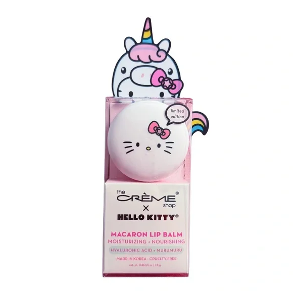 THE CRÈME SHOP x Hello Kitty Macaron Lip Balm - Sweet Sprinkles (NWT)