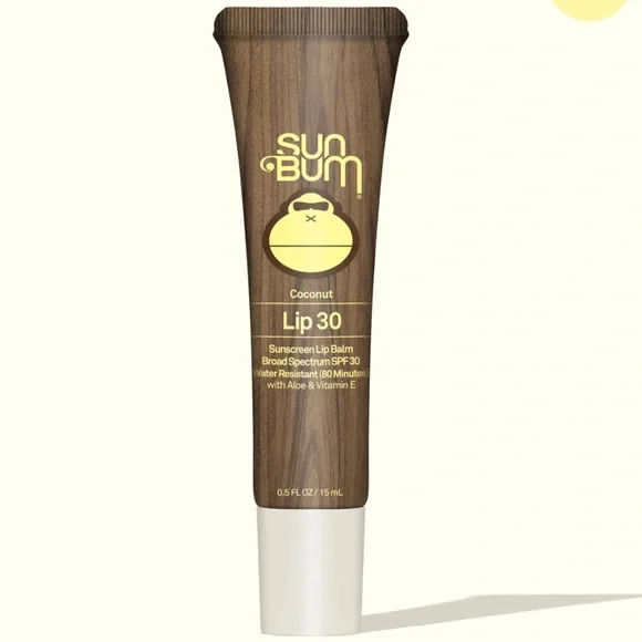 Sunscreen Lip Balm, Clear Coconut with Aloe & Vitamin E — Sun Bum, 0.5 fl oz