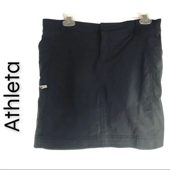 Athleta Black Skort Size 8