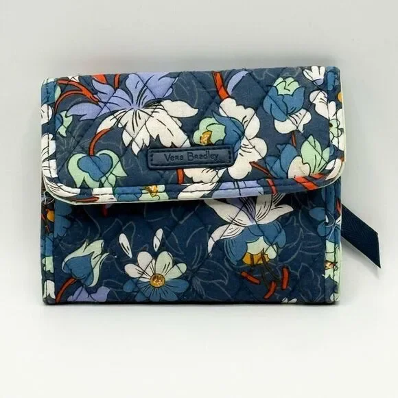Vera Bradley Floral Print RFID Euro Wallet