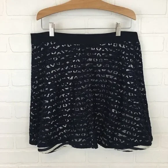The Limited Lace Overlay Skirt