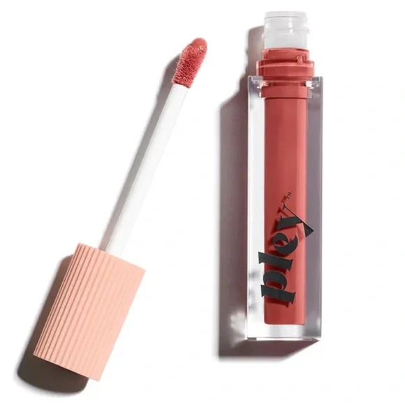 Pley Beauty Lust + Found Glossy Lip Lacquer Ethel Nude Rose NIB