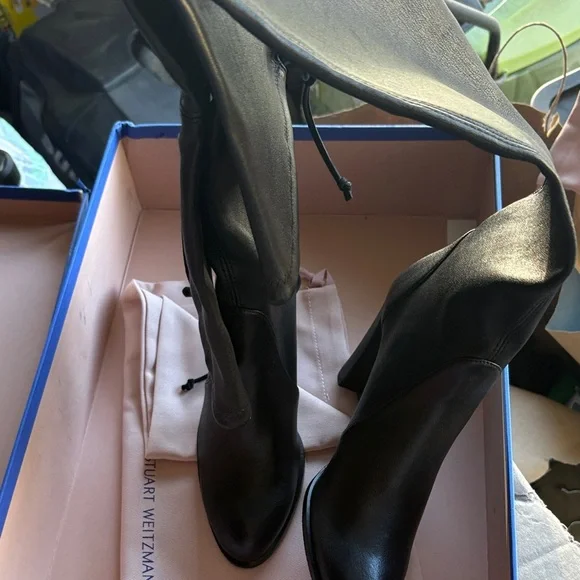 Stuart Weitzman Black Over the Knee Boots