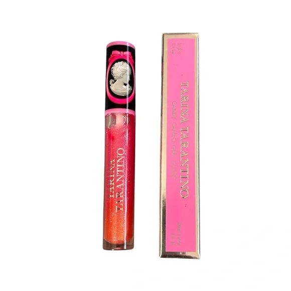 Tarina Tarantino Candy Cameo Gem Gloss Lipgloss Pink Shimmer Discontinued NWT