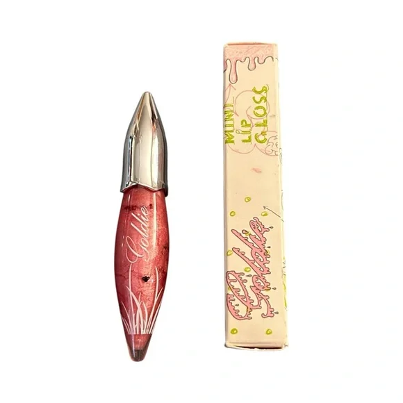 Vintage Y2K Goldie Mini Lip Gloss in Baby Pink Shimmer Bath & Body Works NWT