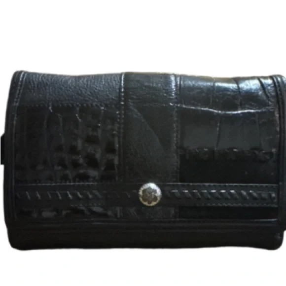 Brighton large wallet crossbody leather multimedia bag checkbook holder