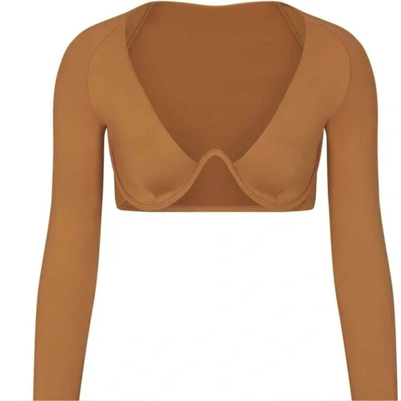 SKIMS Recycled Swim Long Sleeve Top