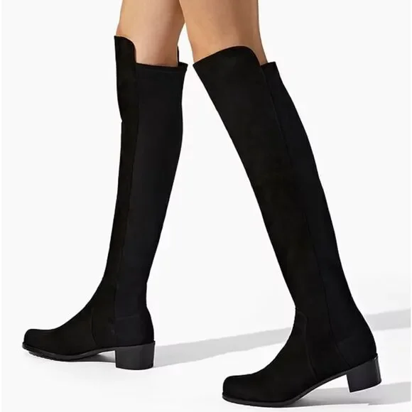NWT Stuart Weitzman & Dust Bag suede Reserve Boot size 8.5 B $795