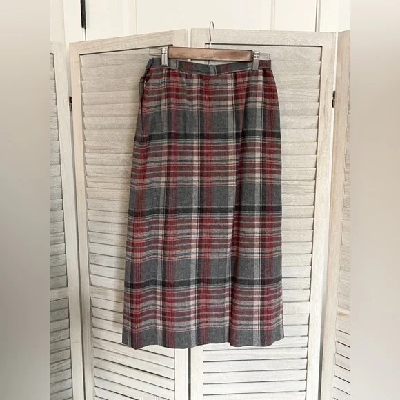 Vintage Wool Pendleton Skirt Women's Size 8