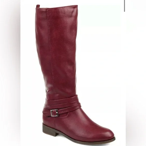 New Journee Collection Women's Ivie Extra Wide Calf Knee High Riding Boots 7.5