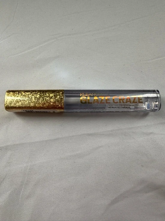 Kleancolor Glaze Craze Hi-Shine Lip Gloss Clear 3ml New Sealed