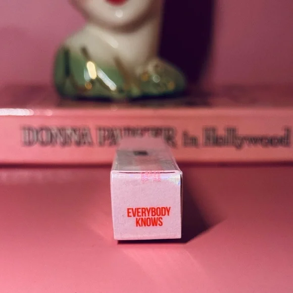 Jeffree Star EVERYBODY KNOWS Supreme Gloss Red Orange NIB FUll Size Vegan