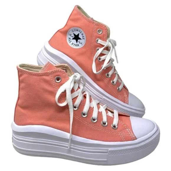 Converse Chuck Taylor Move Platform Flamingo Canvas Women's Shoes Casual A03544C