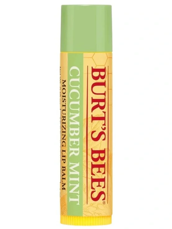 3/$12 Burt's Bees Cucumber Mint Moisturizing Lip Balm .15oz
