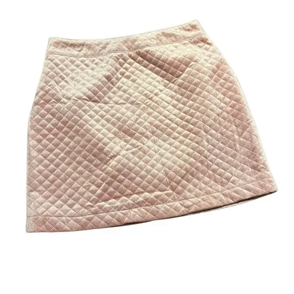 🔥 FRANCESCA’S MI AMI VELVET QUILTED MINI SKIRT SZ S EUC!