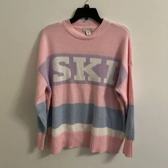 Sincerely Jules colorblock crewneck sweater, Small