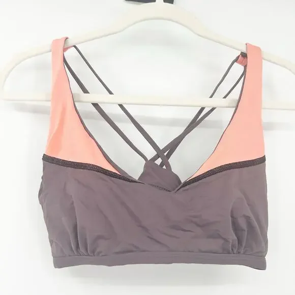 L*Space Womens Y2K Beach Vacation Spring‎ Break Strappy Bikini Swim Top Size L