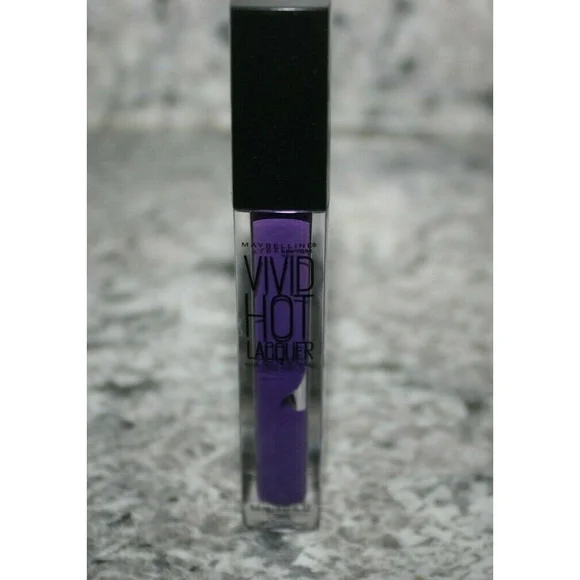 3/$15 MAYBELLINE VIVID HOT LACQUER LIQUID LIPSTICK 0.17 oz 78 ROYAL NEW
