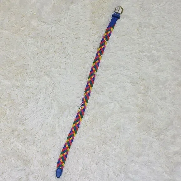 5 For $25 Colorful Braided Belt