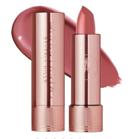 NIB ANASTASIA BEVERLY HILLS Matte & Satin Velvet Lipstick-Pink (Dusty Rose)