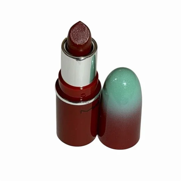 MAC Mini Lustreglass Lipstick A45 Spice It Up! Holiday 2025 Limited Edition