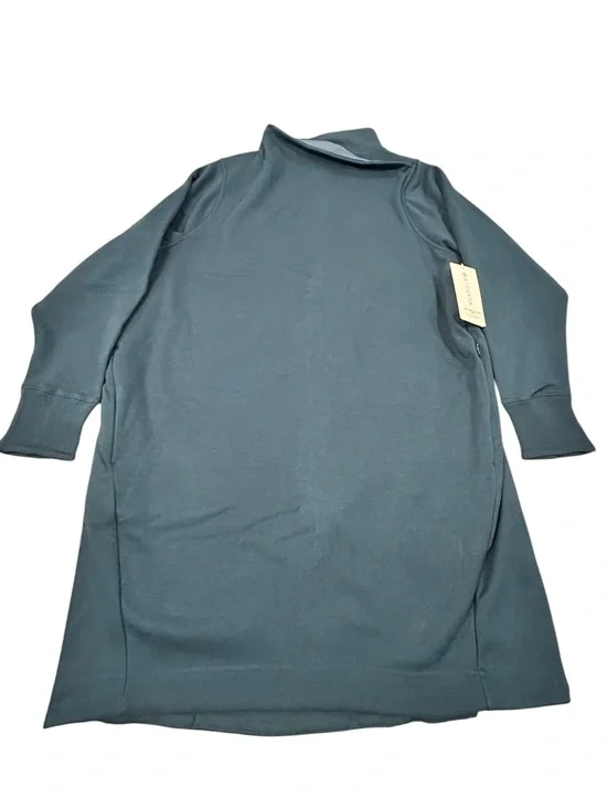 Athleta Cozy Karma Women's Mock Neck Fleece Lined Sweater Dress 2X NWT Midi