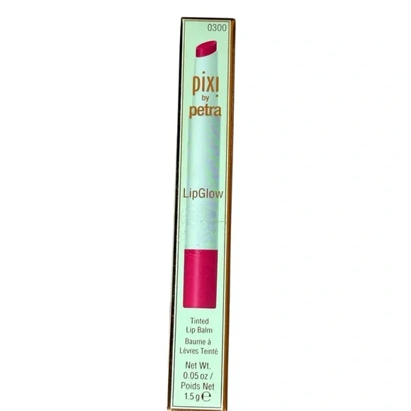 Pixl by Petra Tinted Lip Balm LipGlow Ruby .05 oz NIB NEW