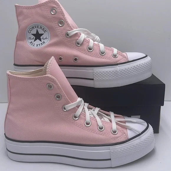 Converse WMNS A06507F CTAS LIFT HI DONUT GLAZE/WHITE/BLACK Platforms Sneakers