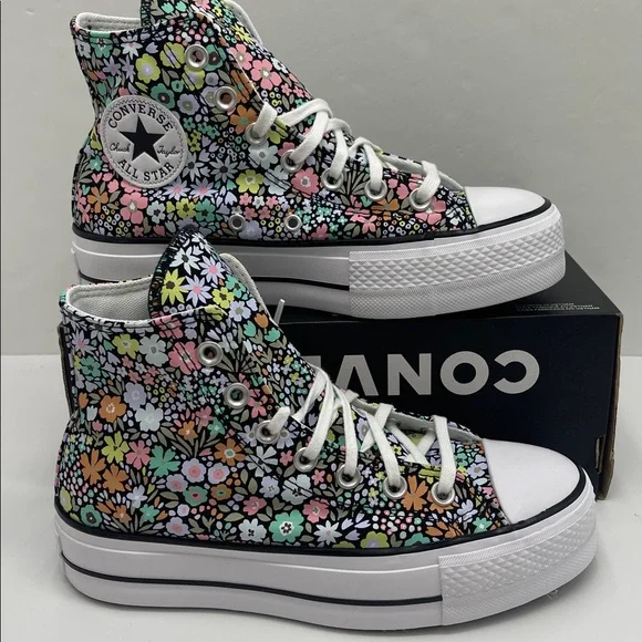 Converse CTAS A15009C CTAS LIFT HI BLACK/WHITE/PALE SURPLUS Platform Sneakers