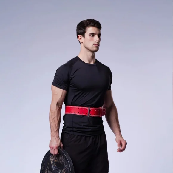 Red Weightlifting Belt
