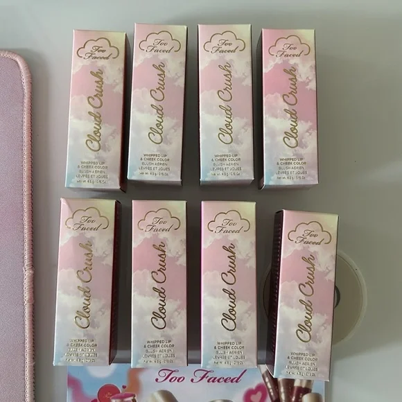 Too Faced Cloud Crush whipped lip & cheek blush ALL SHADES!!