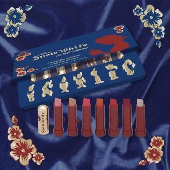 🌟HP🌟❇️Besame x Snow White DISCONTINUED 7 Dwarfs Mini Lipstick Set NWT