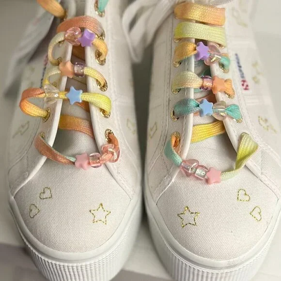 SUPERGA + LOVESHACKFANCY 2790 SZ 8.5 NWT Platform Sneaker, Fantasia Collection