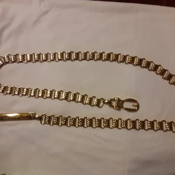 Gold Colored Fashion Belt
