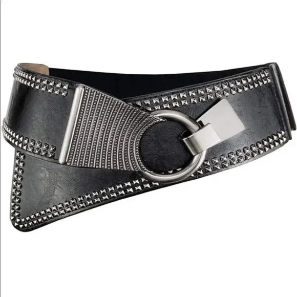 Leather Corset Belt Wide Womens Belt Western Waist Belt Handmade Designer Belt