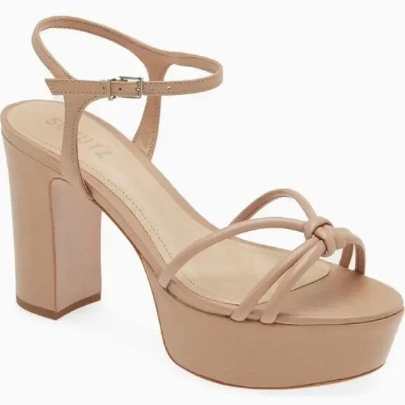 NEW Schutz Kelsie Platform in Nude