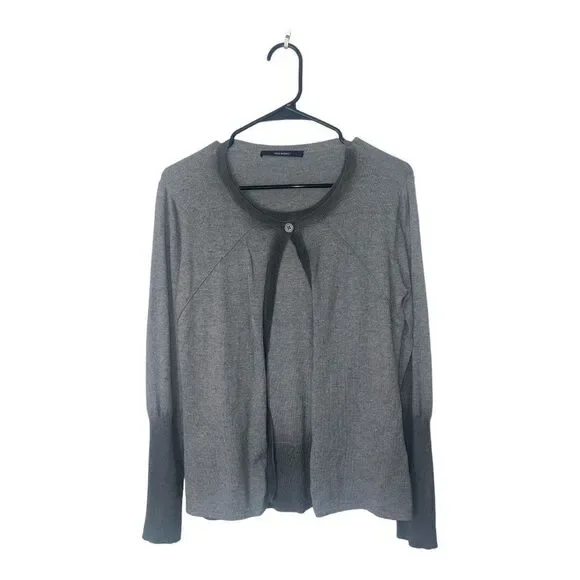 Sita Murt Wool Blend Cardigan 2 in 1 Gray 40