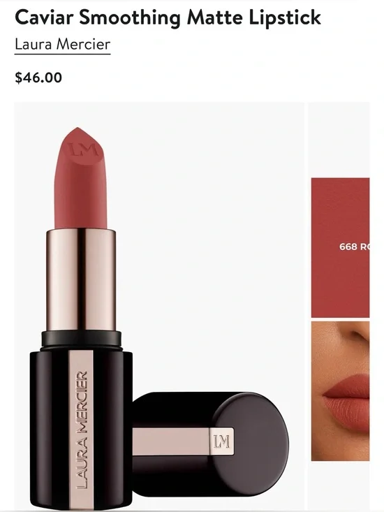 Laura Mercier Caviar Smoothing Matte Lipstick — Rose Crepe
