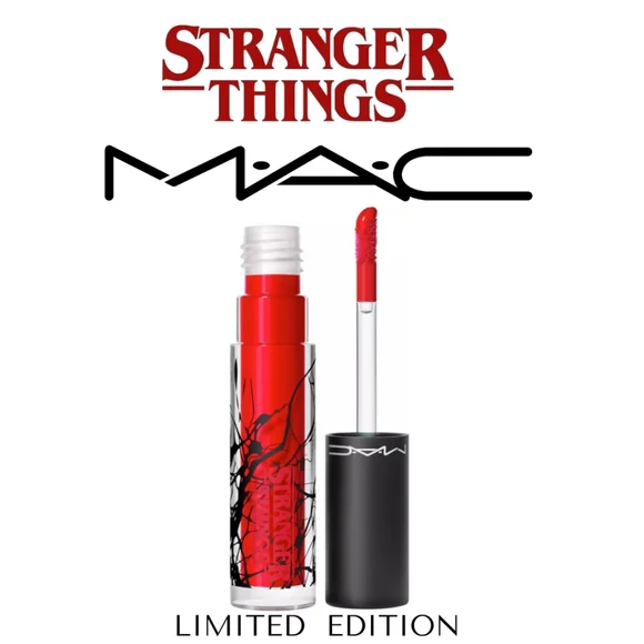 MAC X STRANGER THINGS Lipglass Lip Gloss in ROCKIN' ROBIN