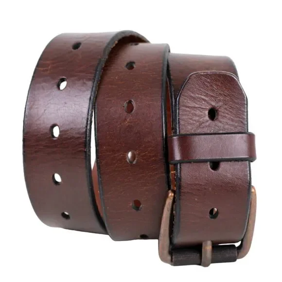 CLASSIC BROWN GENUINE LEATHER 1.5