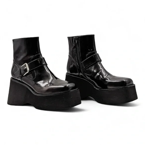 Jeffrey Campbell Wallie Chunky Platform Boots Shoes