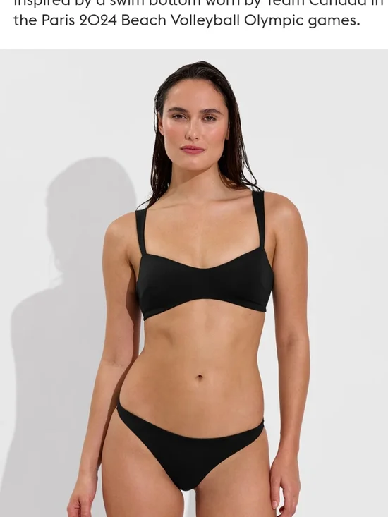 Left On Friday Black Rio Bikini Bottoms