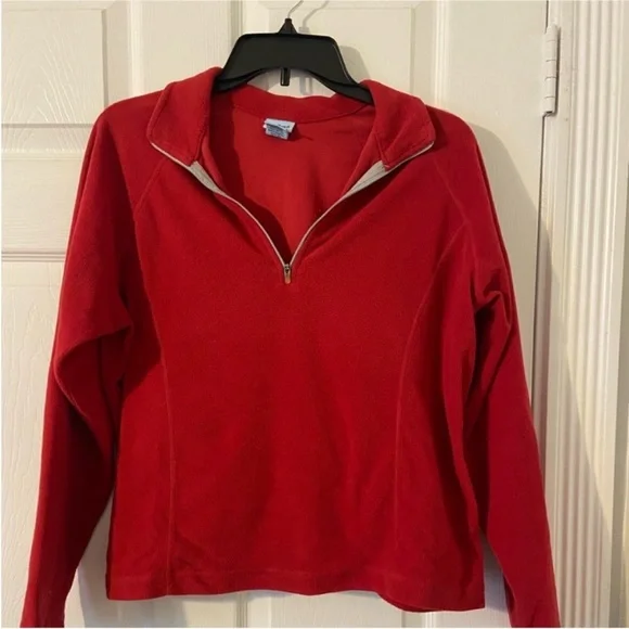 L.L .Bean sweater women’s red sweater‎ size large