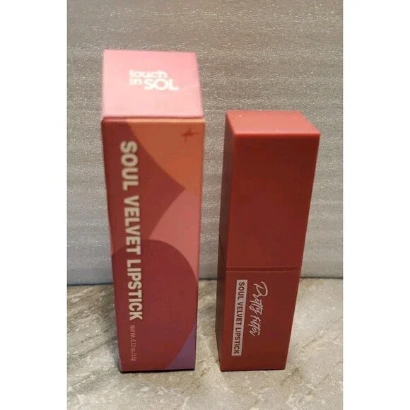 NIB Touch in Sol Pretty Filter Soul Velvet Lipstick in SEOUL ROSE 3.5g 0.12 oz