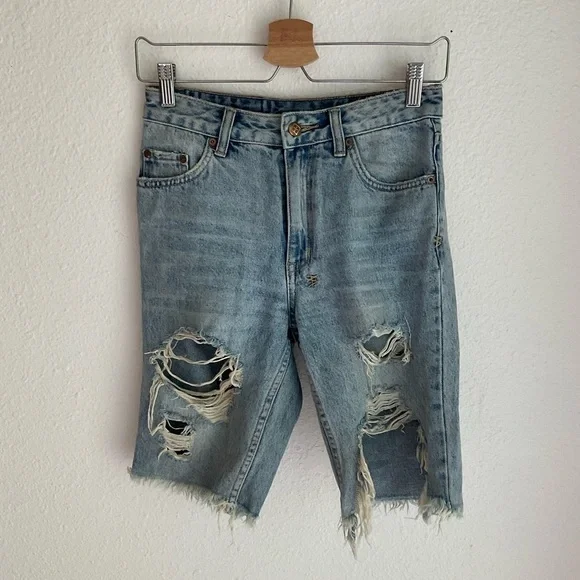 Ksubi Denim Thrashed Shorts