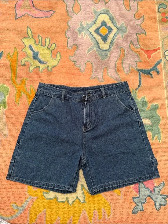 Dark Wash Denim Shorts