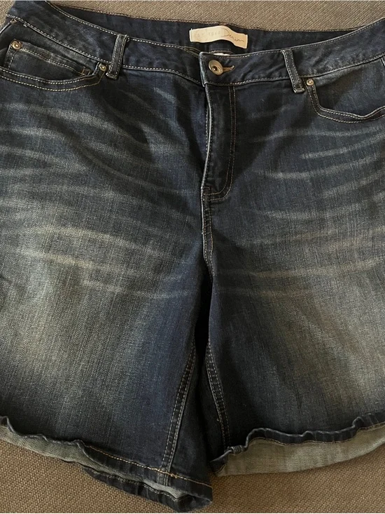Dark Wash Denim Shorts