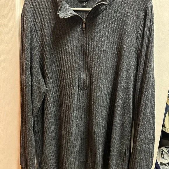 Torrid Women's Gray Half-Zip Sweater size 3/ NWOT A206